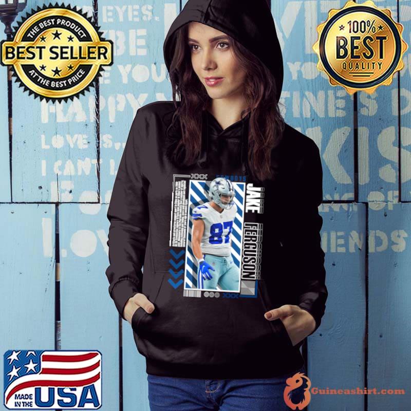 Jake Ferguson Paper American football tight end for the Dallas Cowboys T-Shirt Hoodie