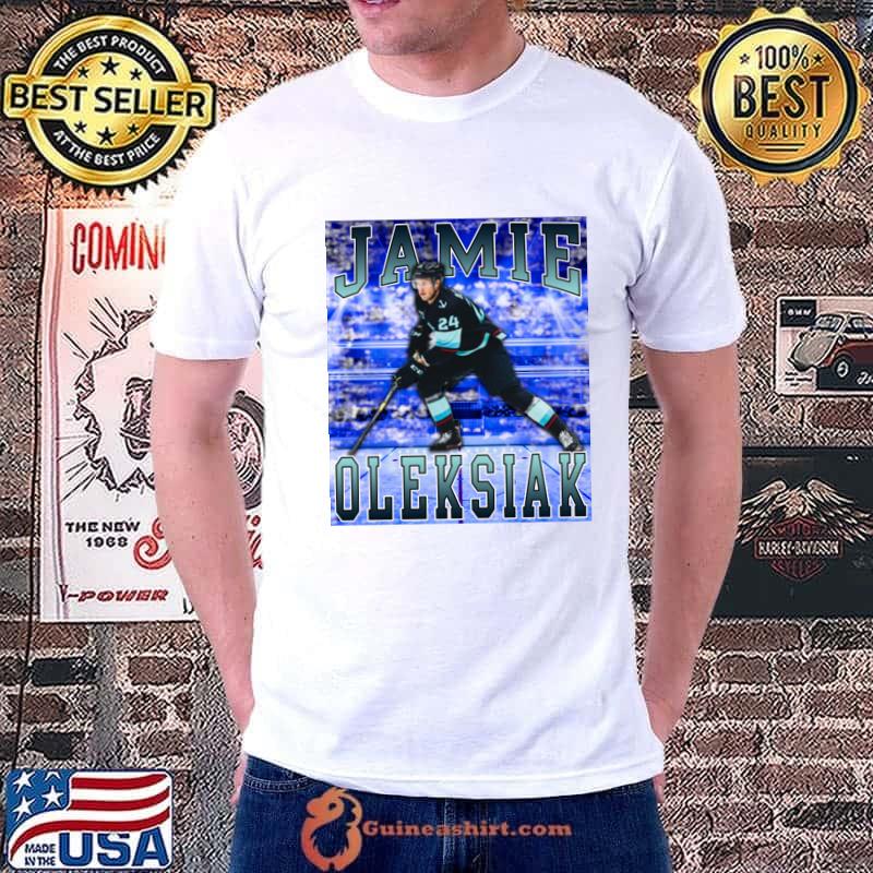 Jamie Oleksiak Canadian professional ice hockey defenceman currently playing for the Seattle Kraken T-Shirt Unisex