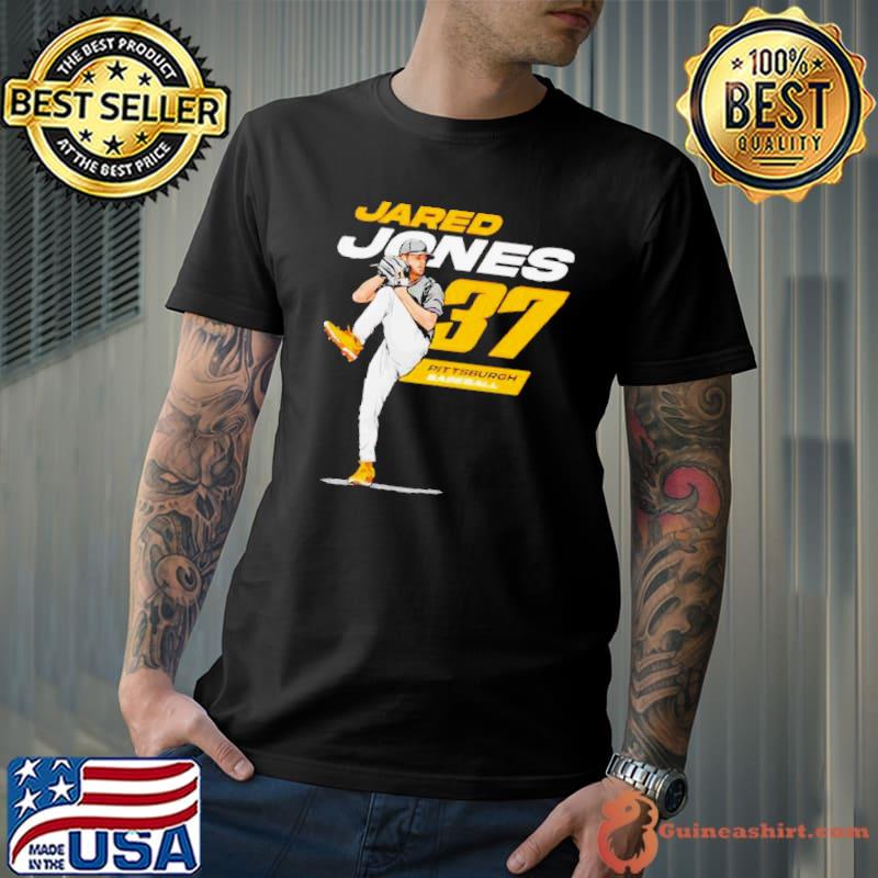 Jared Jones 37 Pittsburgh Pirates baseball shirt