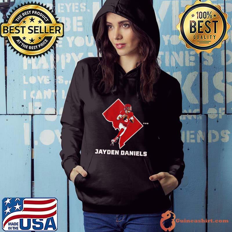 Jayden Daniels State Star Shirt Hoodie