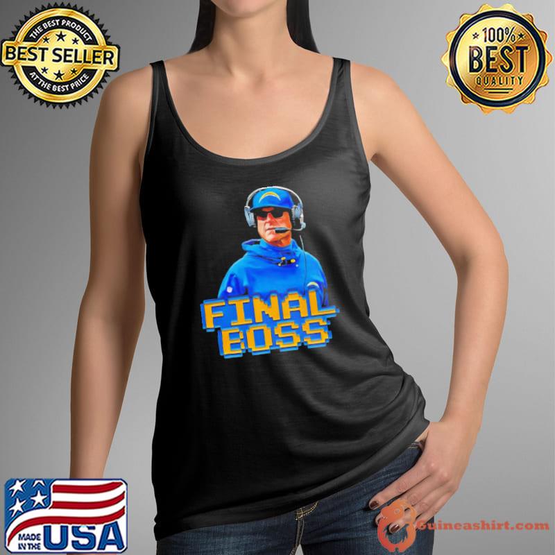 Jim Harbaugh Los Angeles Chargers final boss shirt