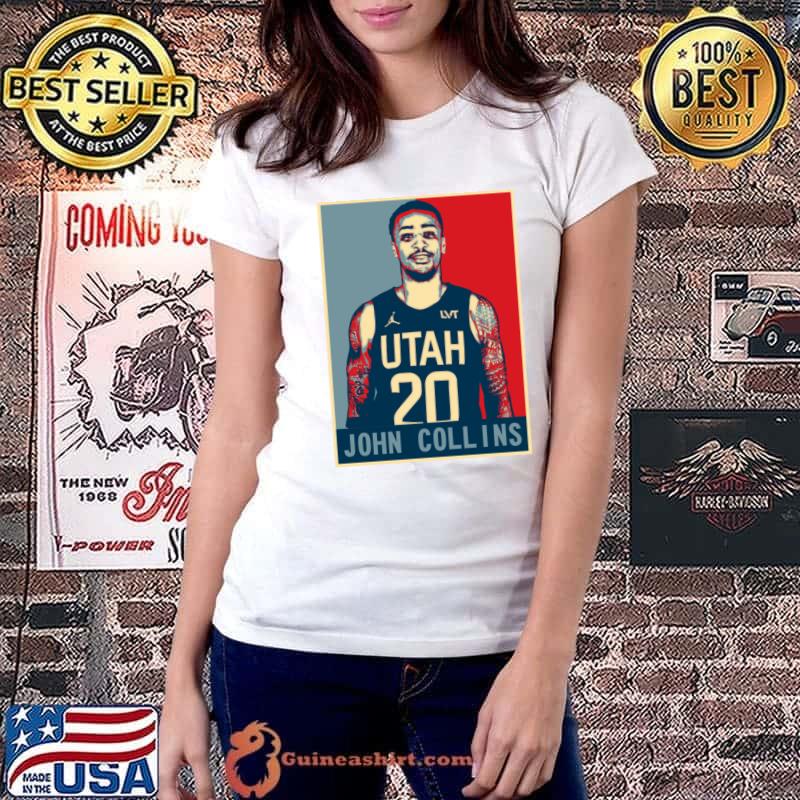 John Collins American professional basketball player T-Shirt Ladiestee