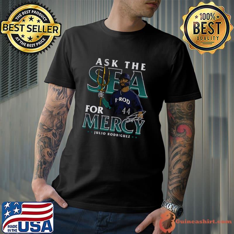 Julio Rodriguez Dominican professional baseball center fielder Seattle Trident T-Shirt