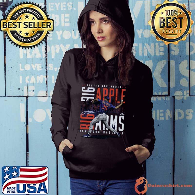 Justin Verlander American professional baseball New York M Big Arms T-Shirt Hoodie