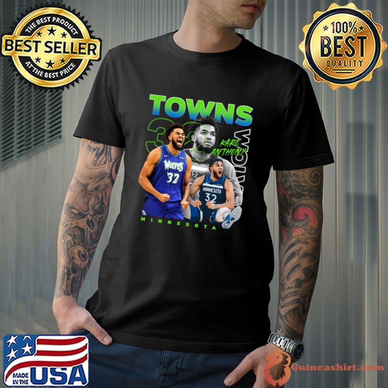 Karl-Anthony Towns Collage Dominican-American professional basketball player T-Shirt