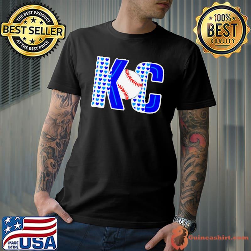 KC Baseball Heart Royals MLB shirt