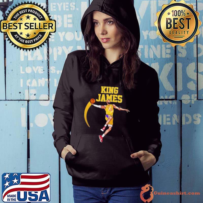 King James Basketball Player Los Angeles Lakers NBA Shirt Hoodie