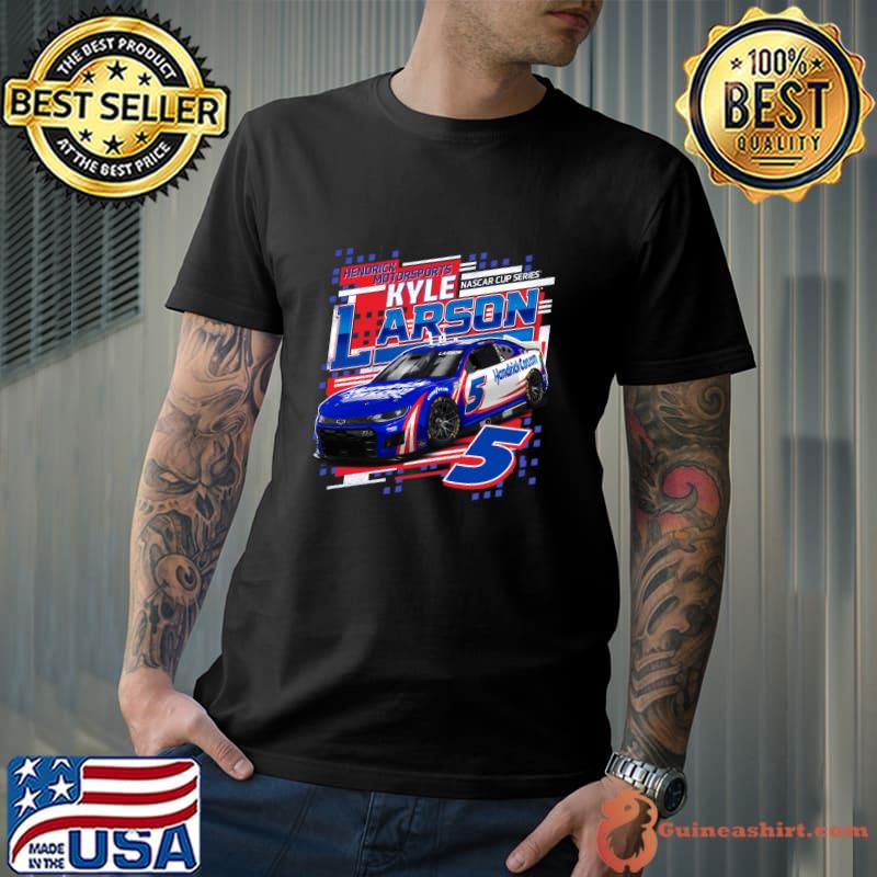 Kyle Larson American professional auto racing driver Navy Draft T-Shirt