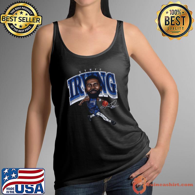 Kyrie Irving Dallas Cartoon American professional basketball player T-Shirt