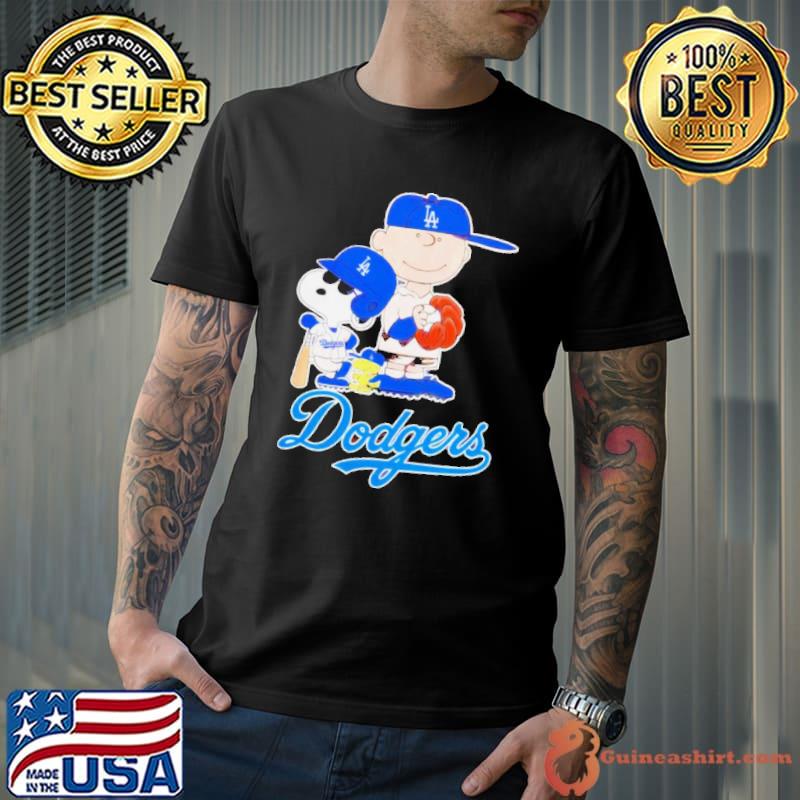 Los Angeles Dodgers Peanuts Characters Baseball 2024 Shirt