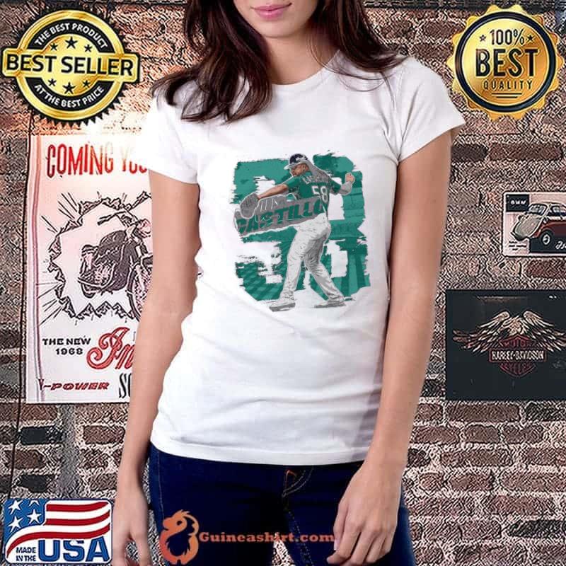 Luis Castillo Dominican professional baseball pitcher Seattle Rough T-Shirt