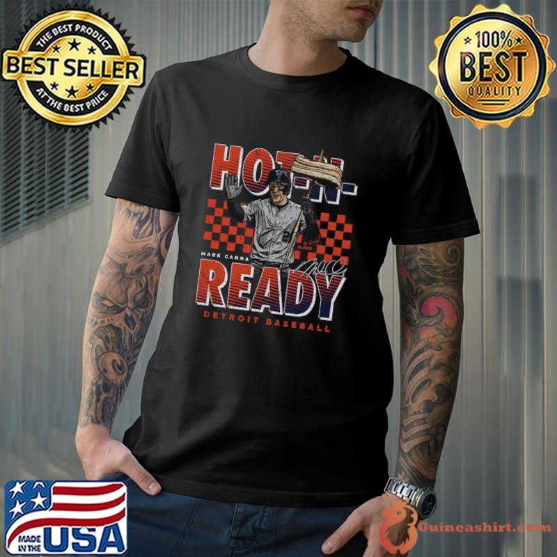 Mark Canha American professional baseball outfielder Detroit Hot N Ready Pizza T-Shirt Unisex