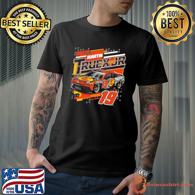 Martin Truex Jr Joe Gibbs Racing Team Collection Black Bass Pro Shops Draft Tshirt