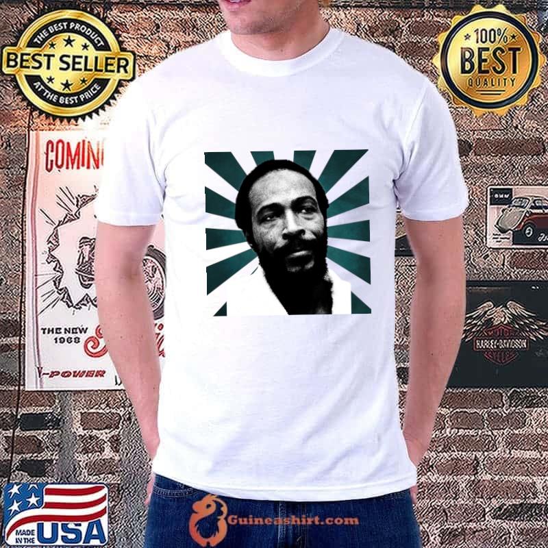 Marvin Gaye II American singer songwriter and musician Retro Pixel II 70s T-Shirt