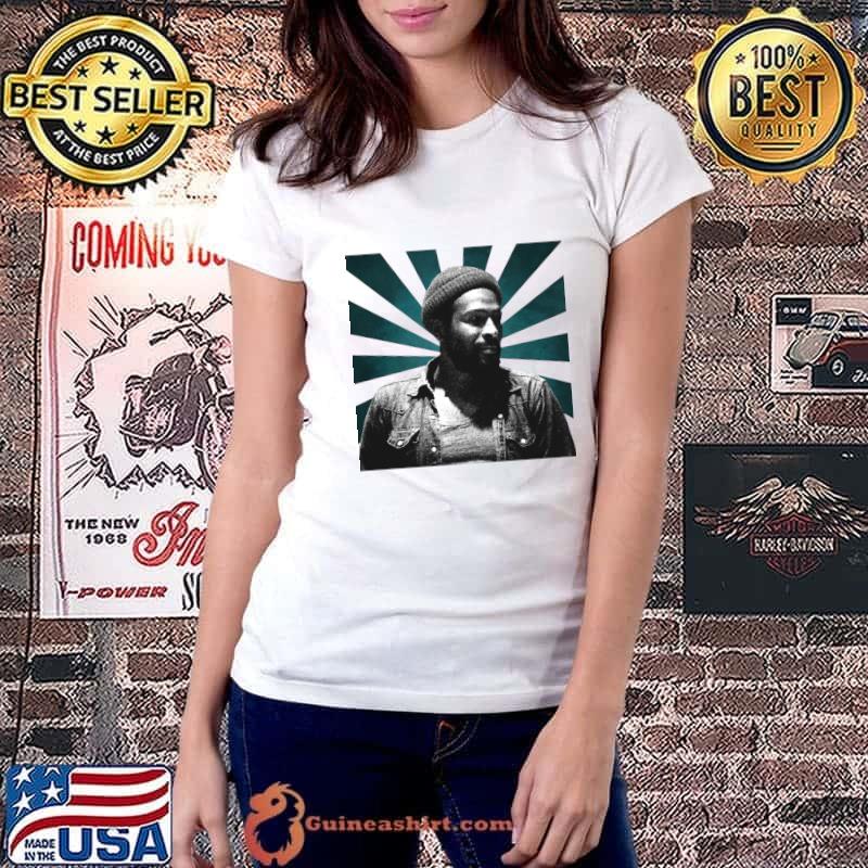 Marvin Gaye II Retro Pixel II 70s American singer songwriter and musician T-Shirt