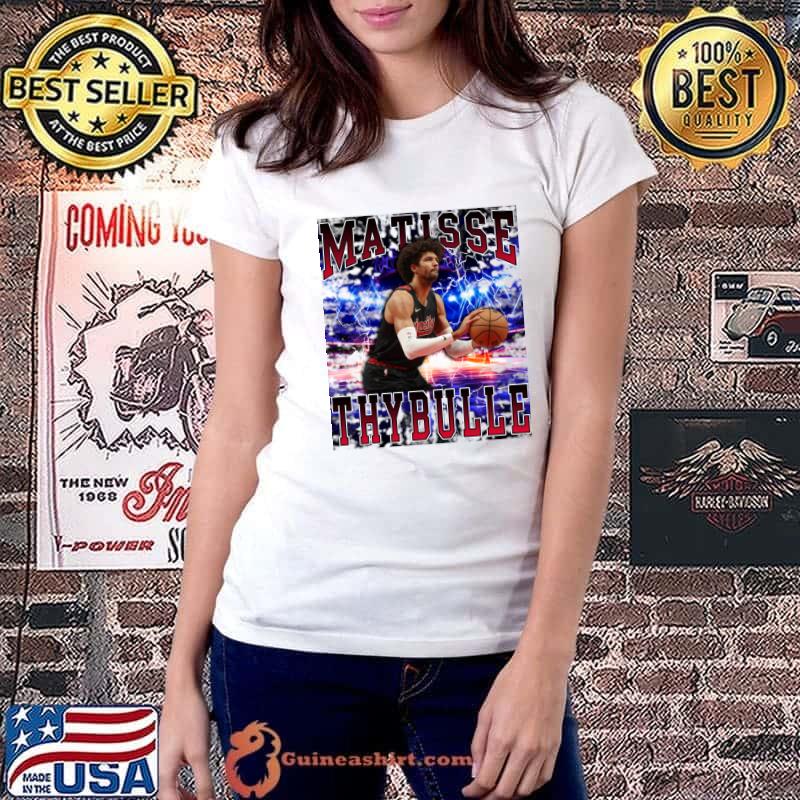 Matisse Thybulle Australian-American professional basketball player for Portland Trail Blazers T-Shirt Ladiestee