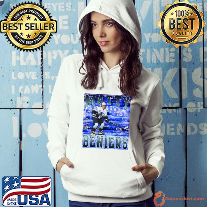 Matty Beniers American professional ice hockey center for the Seattle Kraken T-Shirt Hoodie