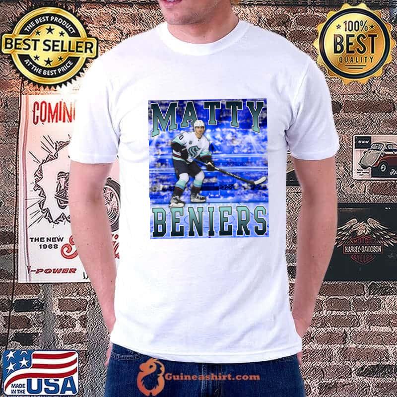 Matty Beniers American professional ice hockey center for the Seattle Kraken T-Shirt Unisex