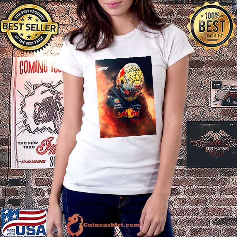 Max Verstappen AustrianGP Belgian and Dutch racing driver competing T-Shirt Ladiestee