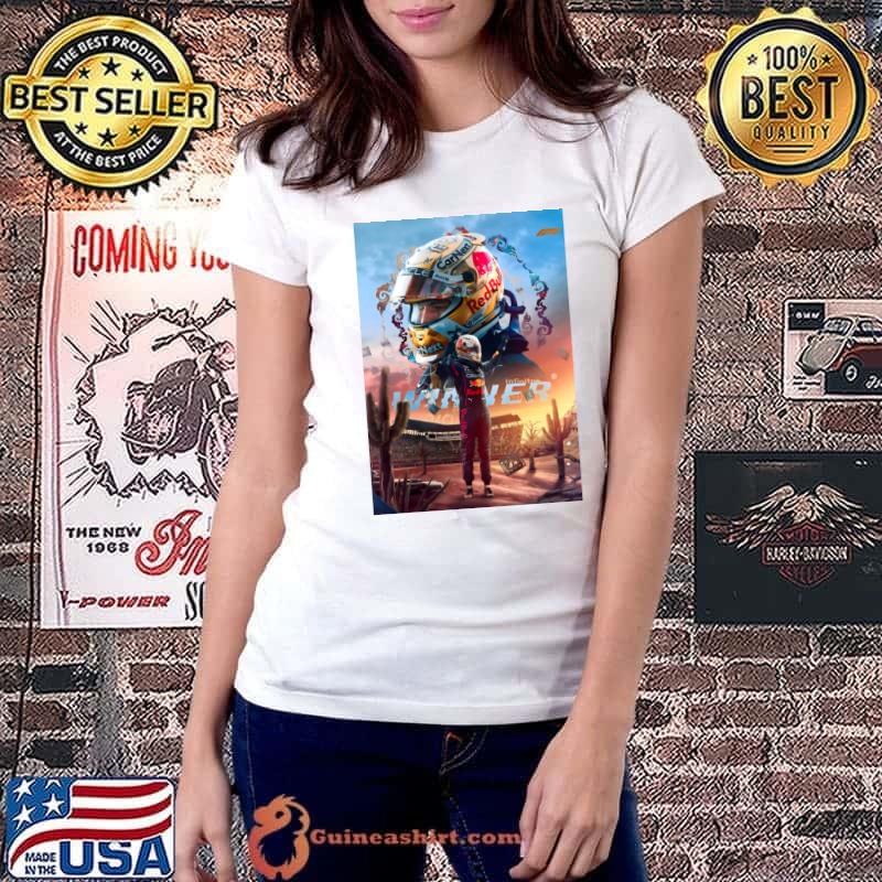 Max Verstappen MexicoGP Belgian and Dutch racing driver competing T-Shirt Ladiestee