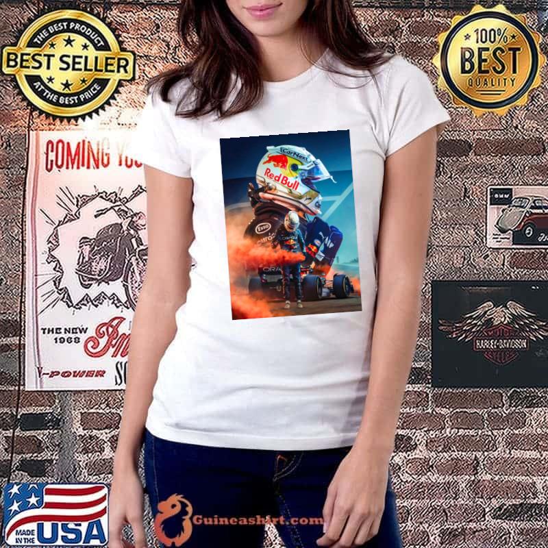 Max Verstappen Saudi Belgian and Dutch racing driver competing T-Shirt Ladiestee