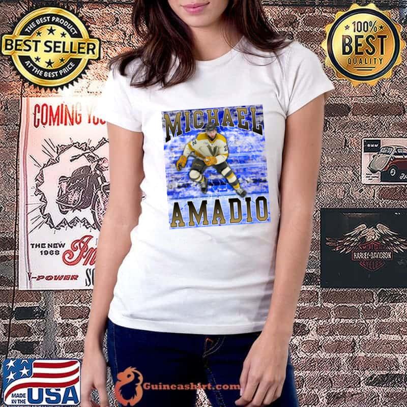 Michael Amadio Canadian professional ice hockey centre for the Vegas Golden Knights T-Shirt