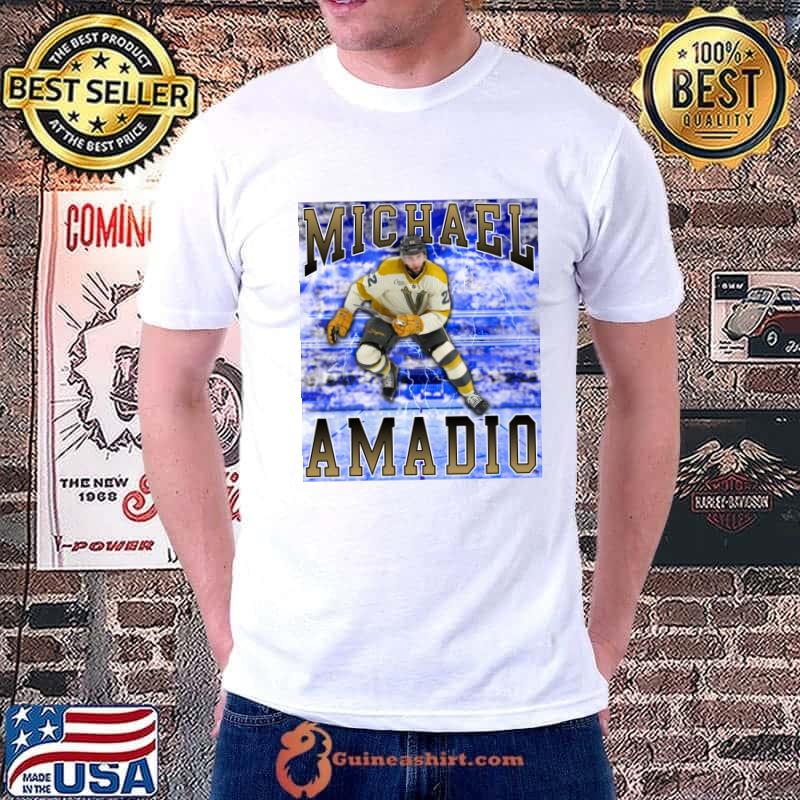 Michael Amadio Canadian professional ice hockey centre for the Vegas Golden Knights T-Shirt Unisex