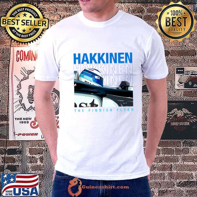 Mika Hakkinen 98 99 Champion Finnish former racing driver T-Shirt