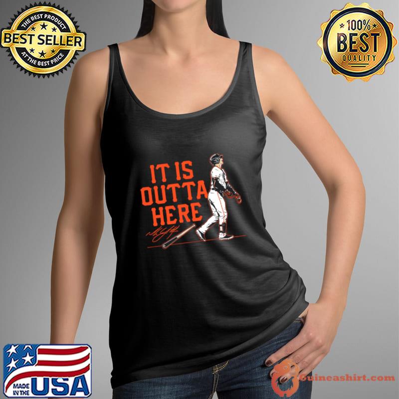 Mike Yastrzemski American professional baseball outfielder It Is Outta Here T-Shirt