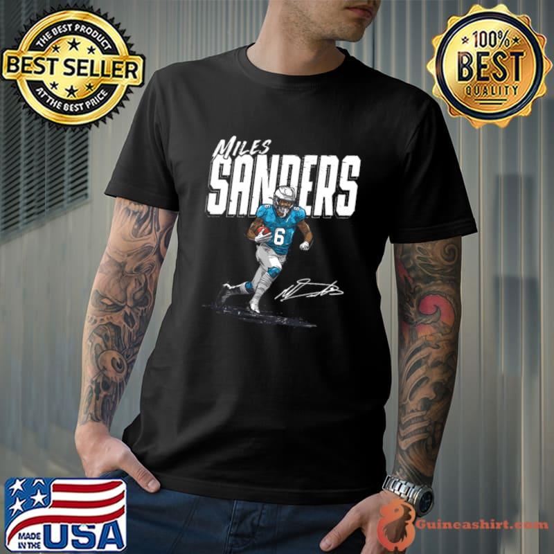 Miles Sanders American football running back for the Carolina Panthers Chisel T-Shirt Unisex