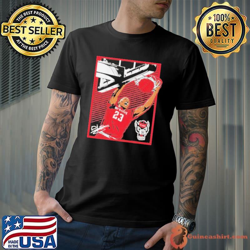Mo Diarra NC State Woflpack Slam signature shirt
