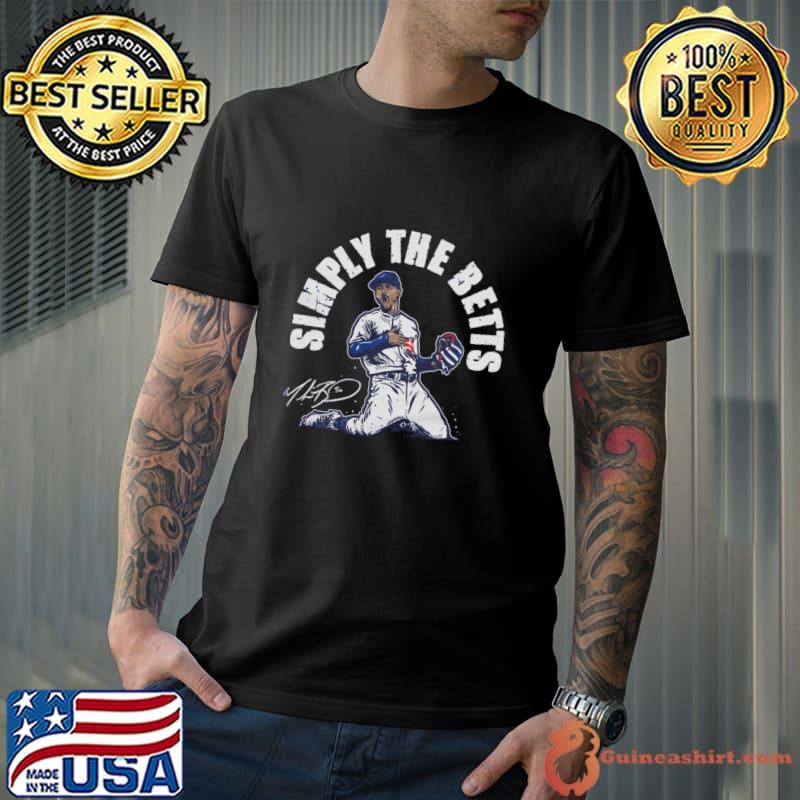 Mookie Betts Simple The Betts American professional baseball right fielder shortstop T-Shirt