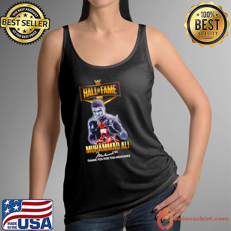 Muhammad Ali Hall of Fame 2024 thank you for the memories signature shirt