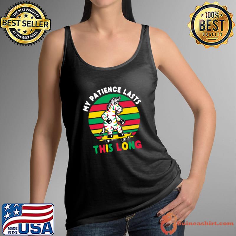 My Patience Lasts This Long Unicorn Vintage T-Shirt