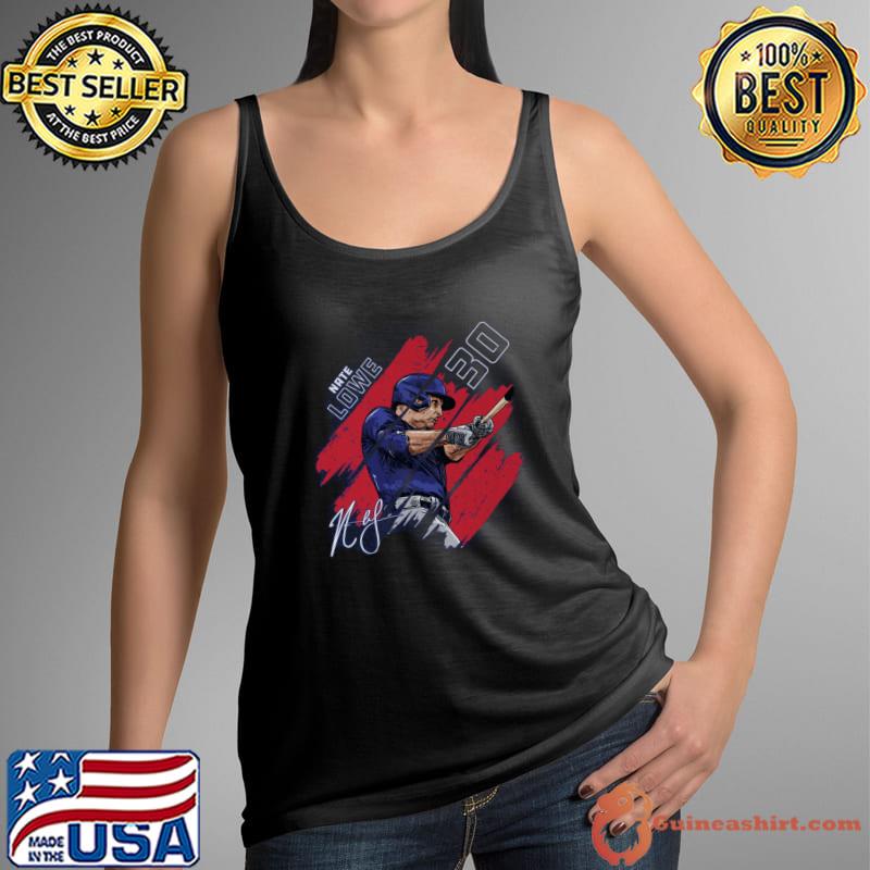 Nate Lowe American professional baseball first baseman Texas Stripes T-Shirt