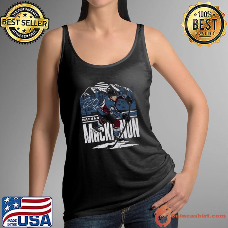 Nathan MacKinnon Colorado Player Skyline T-Shirt Tank Top