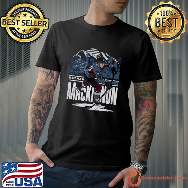 Nathan MacKinnon Colorado Player Skyline T-Shirt