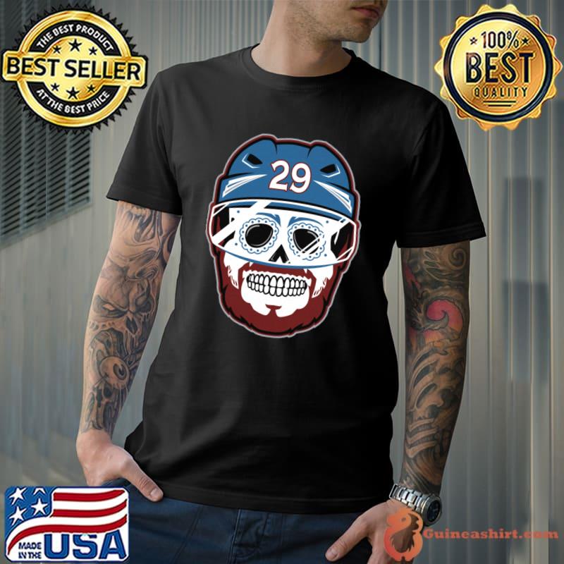 Nathan MacKinnon Sugar Skull T-Shirt