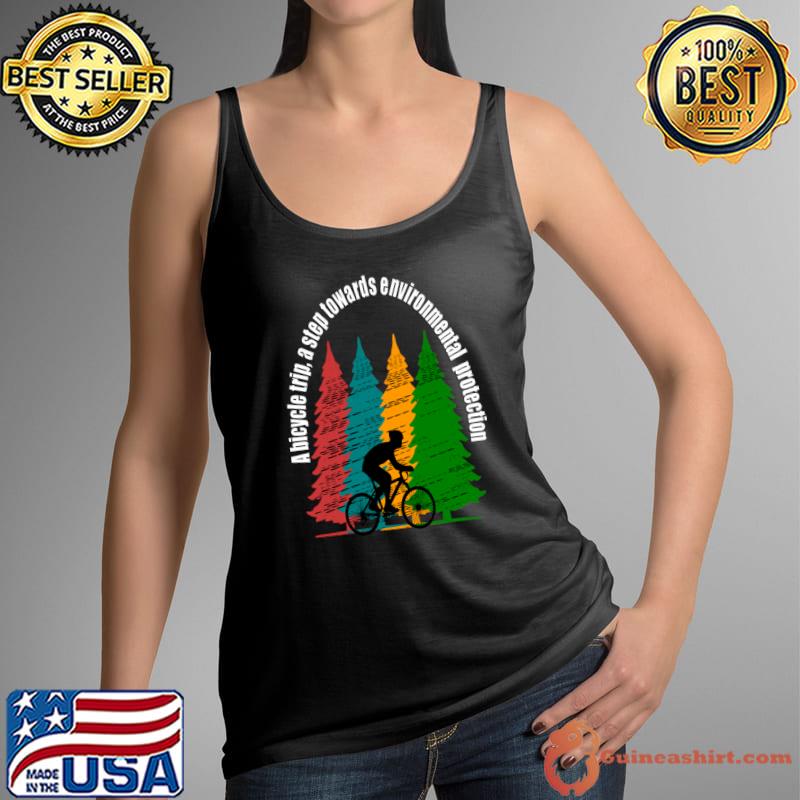 Naturaleza sobre dos Ruedas a bicycle trip a step towards protection T-Shirt
