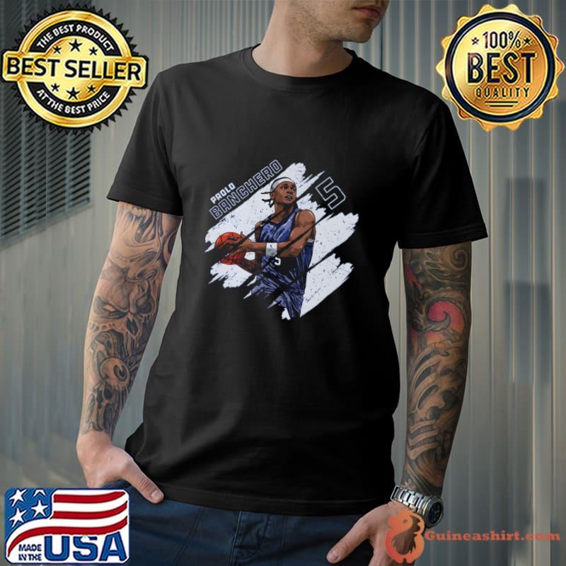 Paolo Banchero American professional basketball player Orlando Stripes T-Shirt