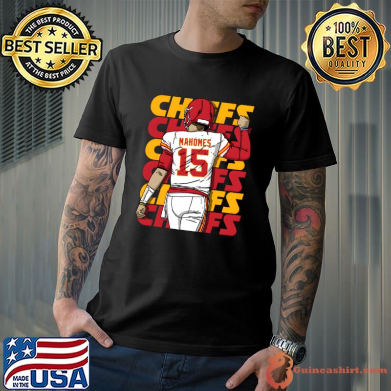 Patrick Mahomes Back American gridiron football quarterback T-Shirt