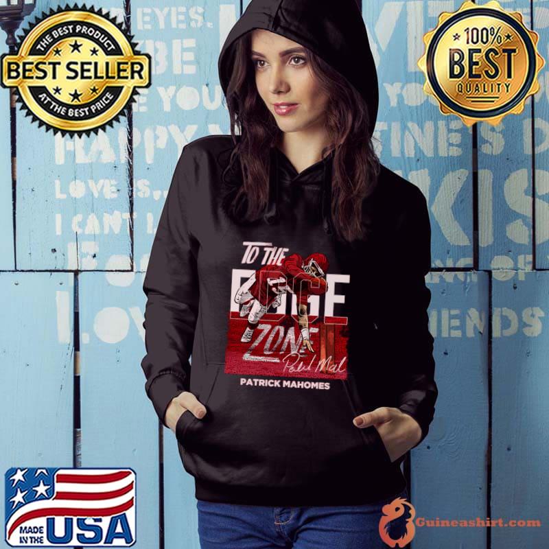 Patrick Mahomes Quarterback Kansas City Edge Zone T-Shirt Hoodie