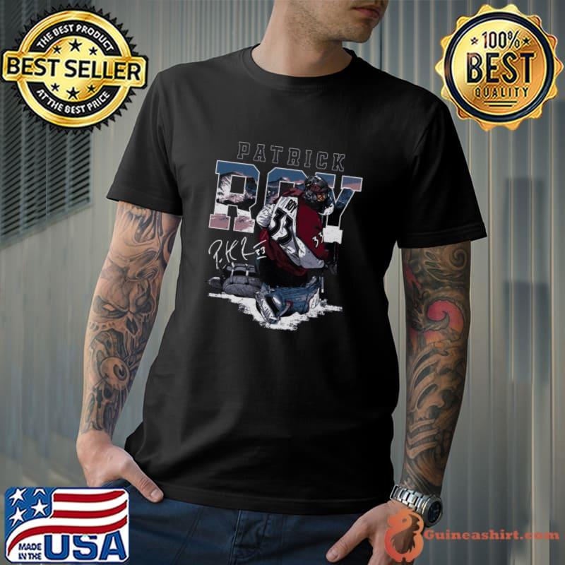 Patrick Roy Colorado City Canadian professional ice hockey coach T-Shirt