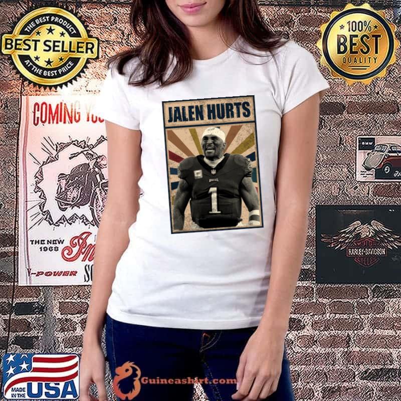 Philadelphia Eagles Jalen Hurts American football quarterback T-Shirt Ladiestee