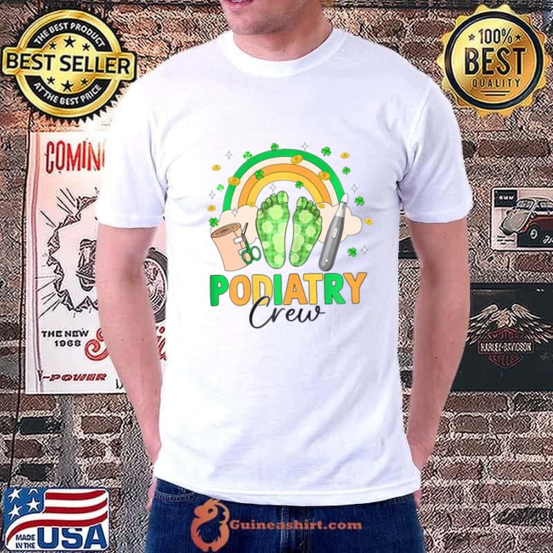 Podiatry Crew Shamrock Podiatrist St Patrick's Day T-Shirt Unisex