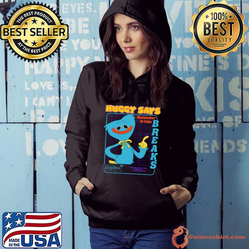 Poppy Playtime Merch Huggy Wuggy Huggy Says s Hoodie