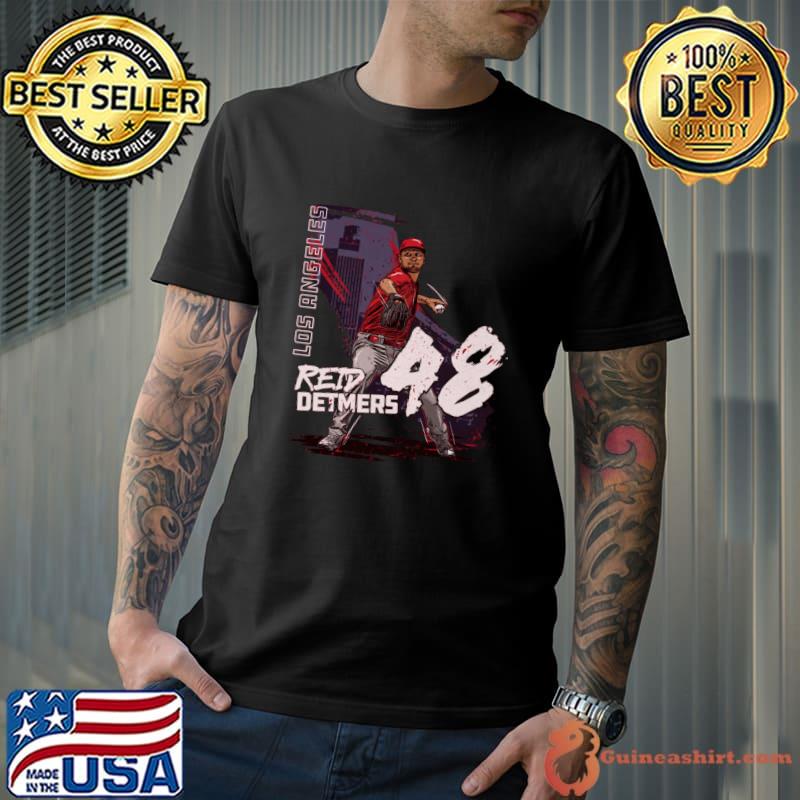 Reid Detmers American professional baseball pitcher Los Angeles A State T-Shirt