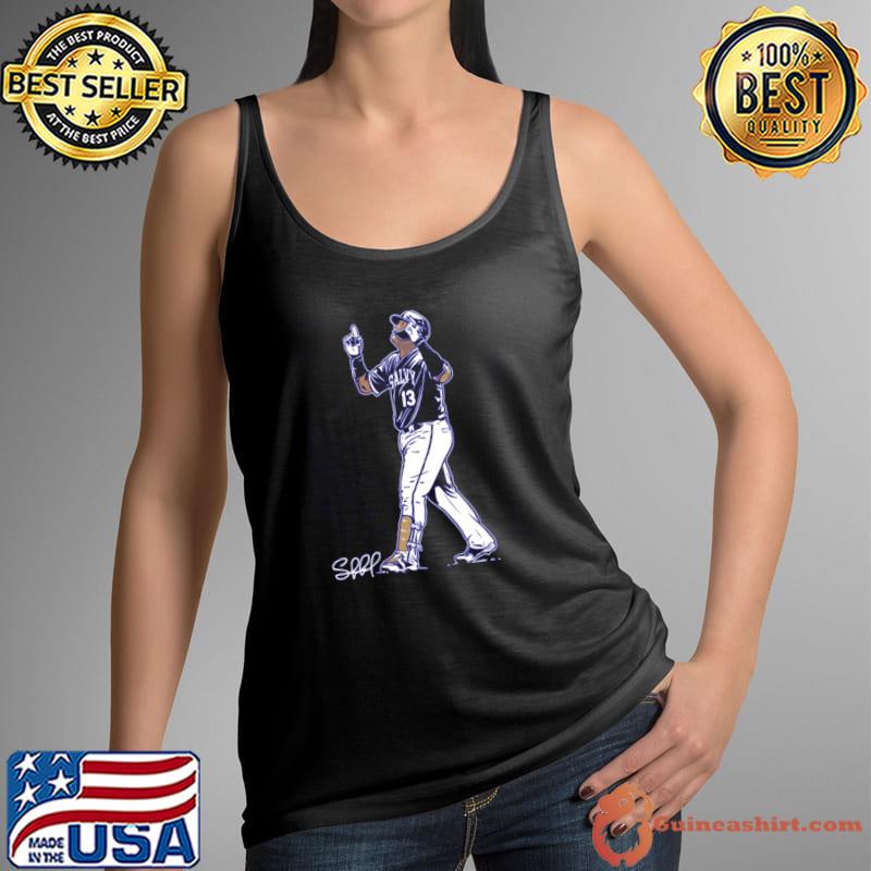 Salvador Perez Venezuelan-American professional baseball catcher Superstar Pose T-Shirt