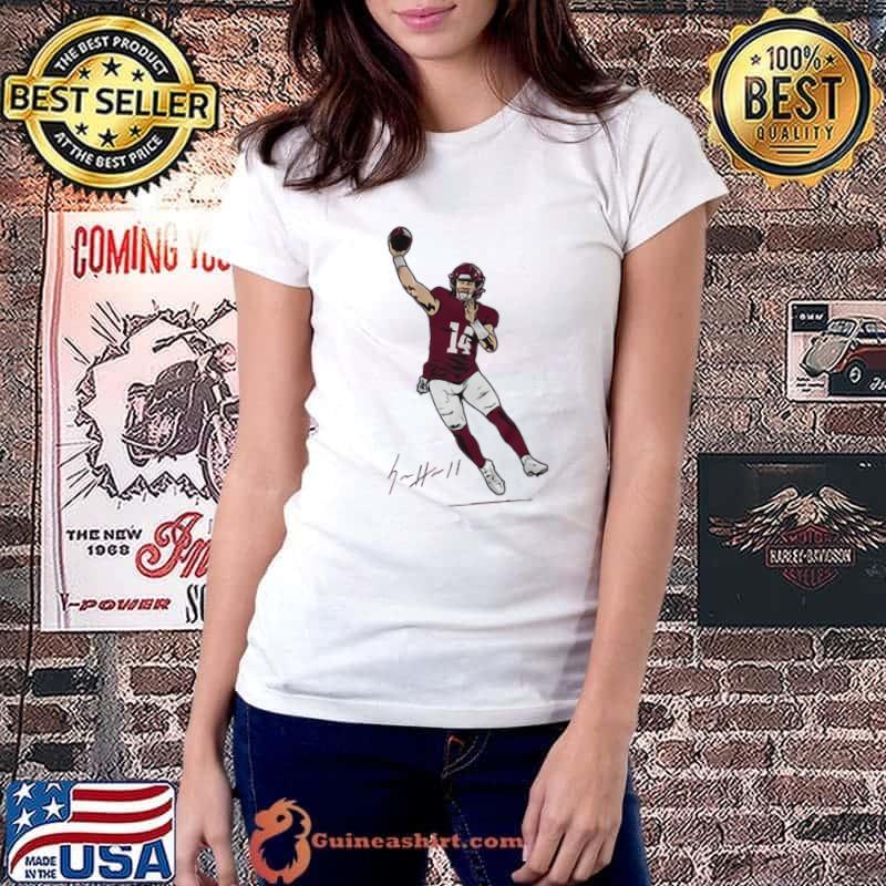 Sam Howell American football quarterback for the Seattle Seahawks Superstar Pose T-Shirt