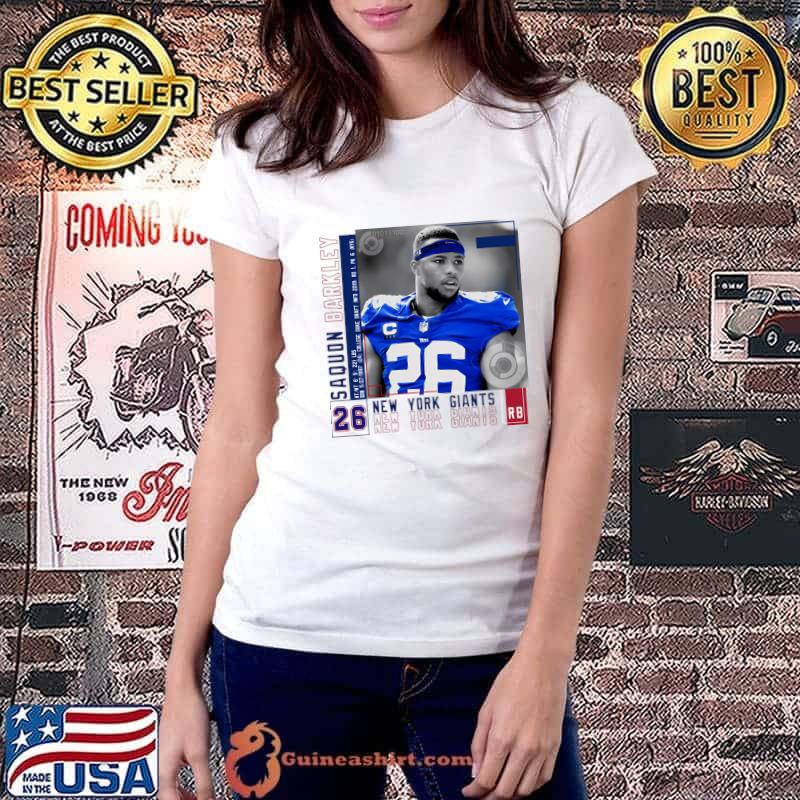 Saquon Barkley American football running back T-Shirt